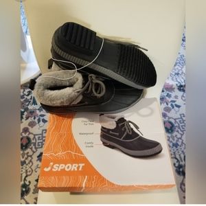 JSPORT Boots Waterproof Duck Faux-fur All-weather Shoes …